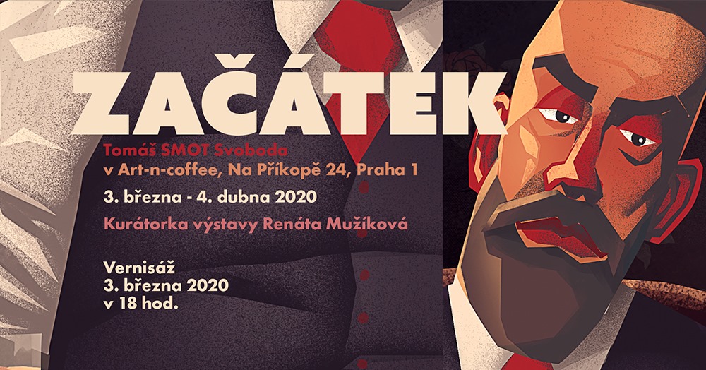 Tomáš SMOT Svoboda v Art-n-Coffee - pozvánka