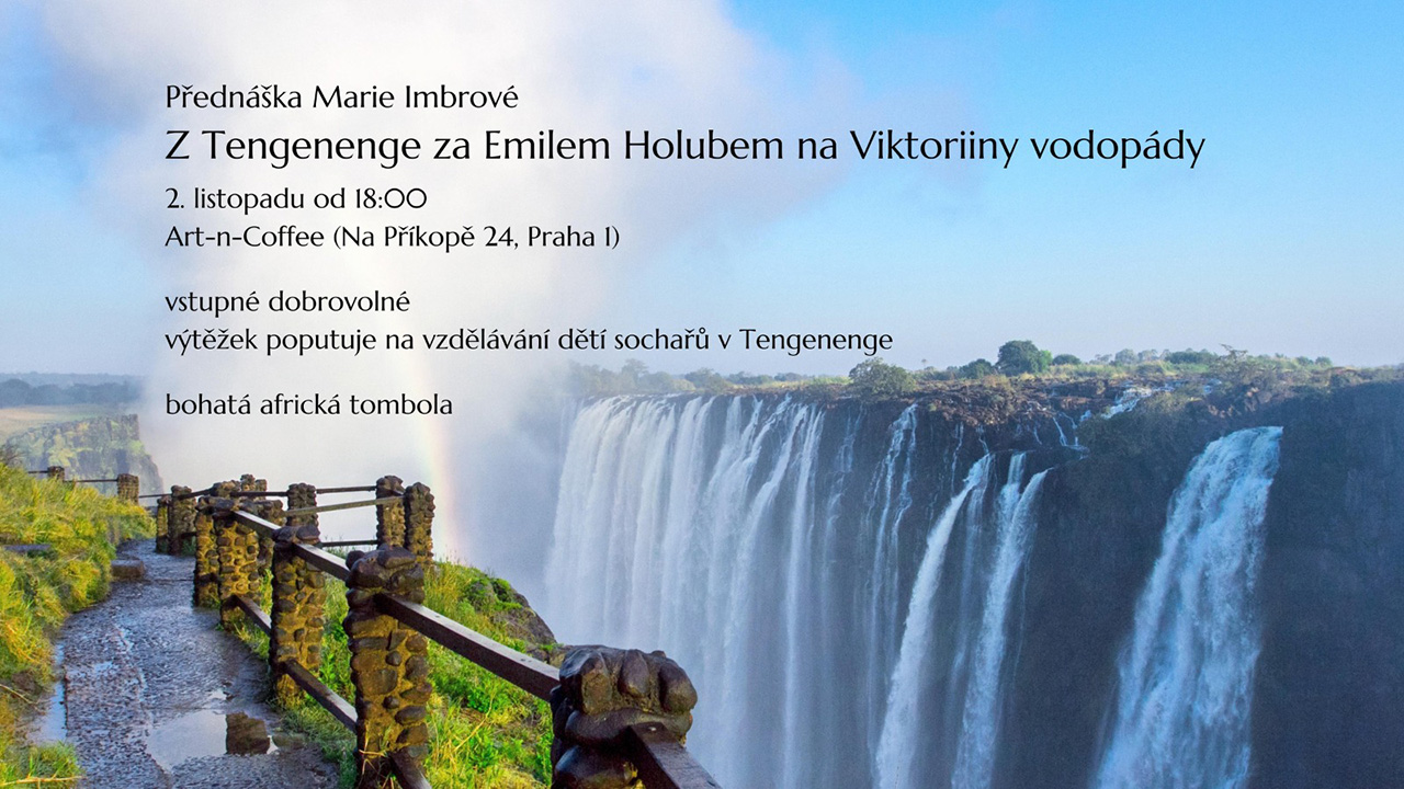 Z Tengenene za Emilem Holubem na Viktoriiny vodopády