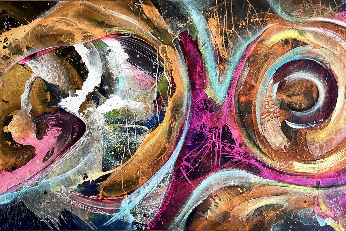 You are currently viewing Vernisáž výstavy obrazů MY WAY malířky Lucie Svoboda v Art-n-Coffee